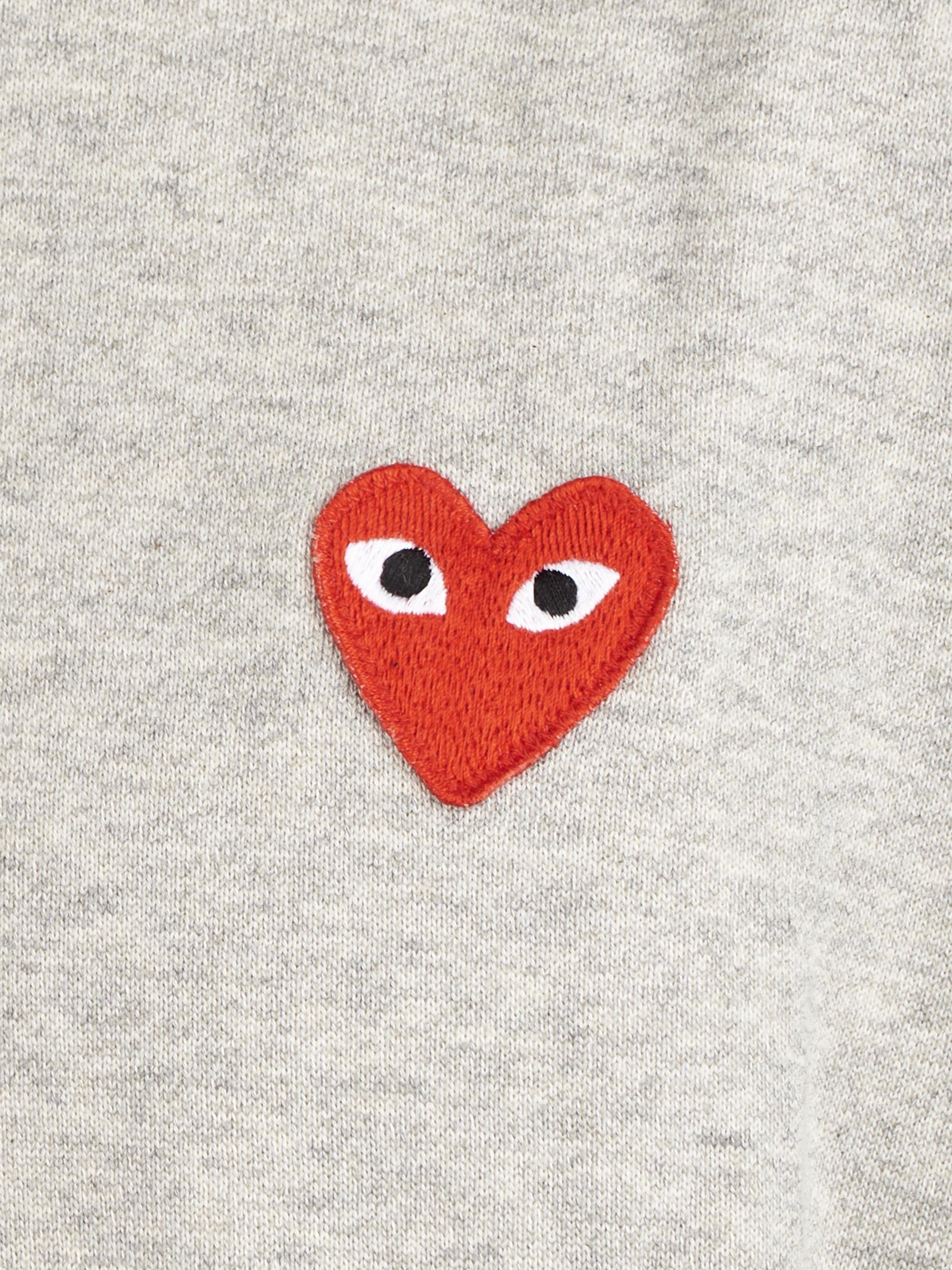 SWEATSHIRT RED EMBLEM RED HEART